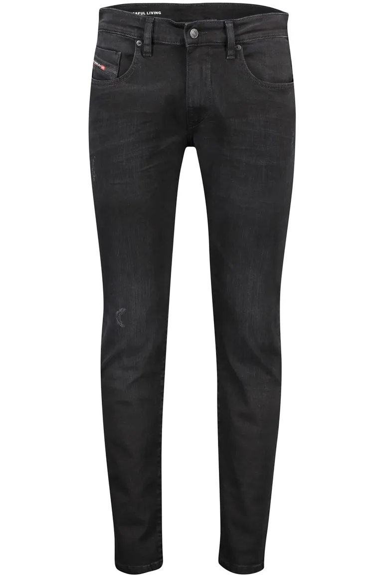 nette jeans Diesel zwart effen katoen D-strukt