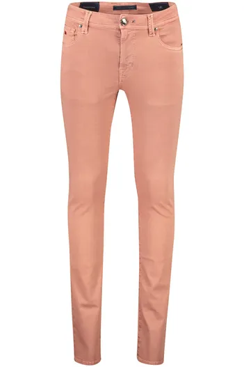 Tramarossa Tramarossa jeans Leonardo zalm roze effen katoen