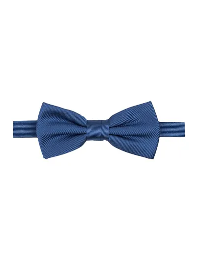 Profuomo Profuomo Basics strik donkerblauw zijde