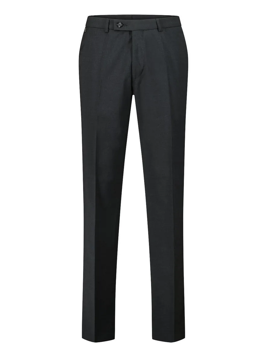Gardeur katoenen broek grijs effen
