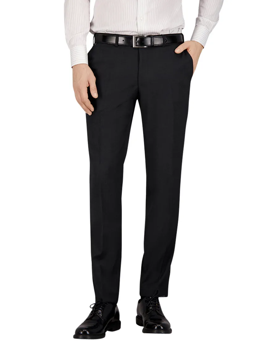 Gardeur katoenen broek grijs effen