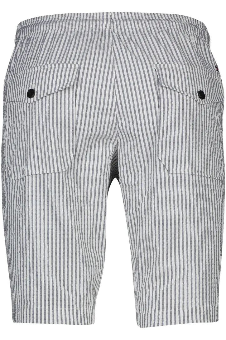 Tommy Hilfiger bermuda slim fit wijt grijs geruit