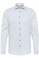 Blue Industry overhemd slim fit lichtblauw geprint