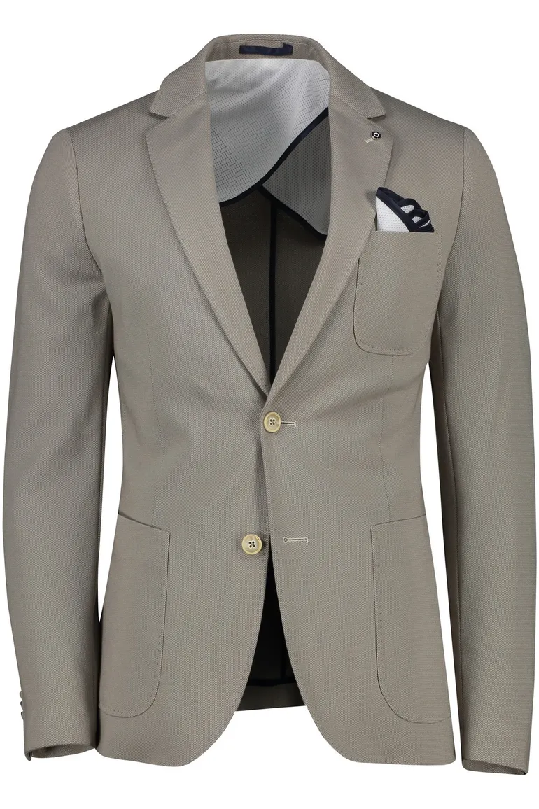 Blue Industry colbert zand mix & match katoen