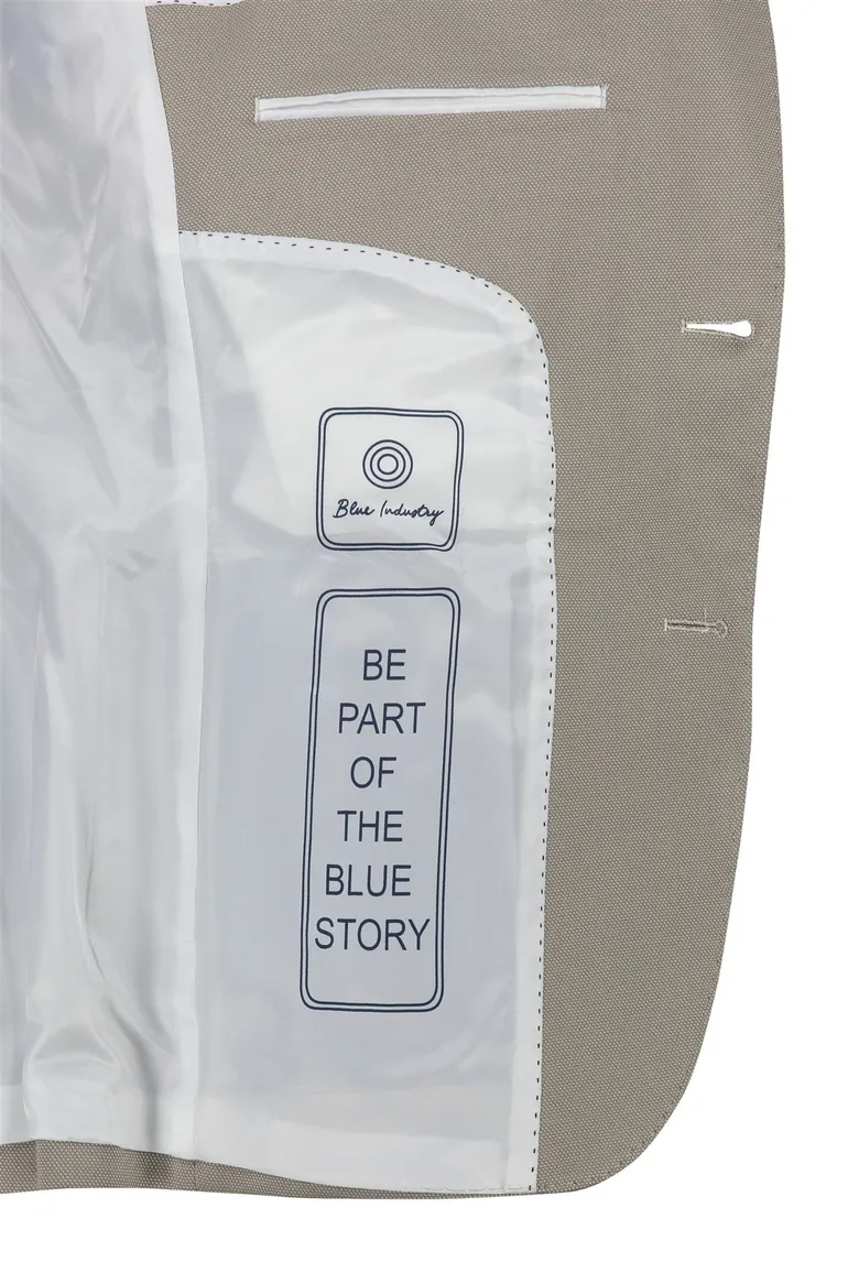 Blue Industry colbert zand mix & match katoen
