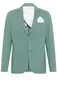 Blue Industry colbert slim fit mix & match groen effen borstzak katoen