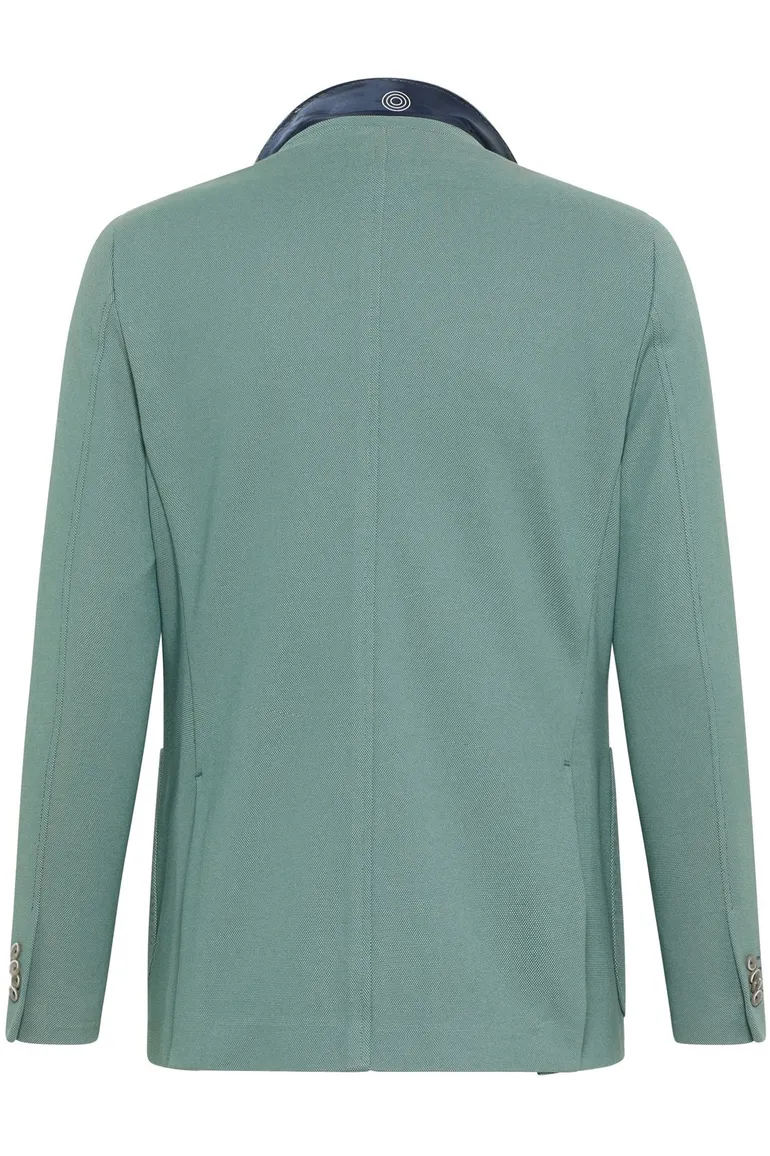 Blue Industry colbert slim fit mix & match turquoise effen borstzak katoen