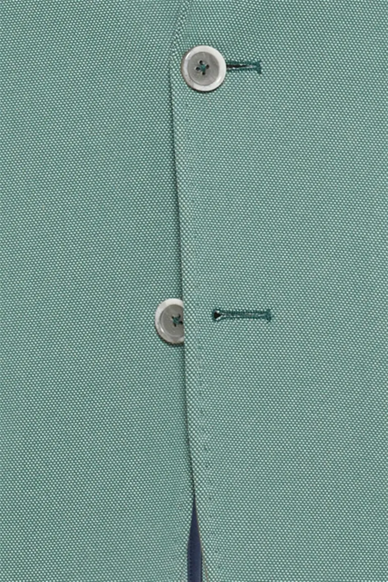 Blue Industry colbert turquoise effen