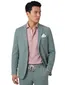 Blue Industry colbert mix & match turquoise borstzak effen katoen slim fit