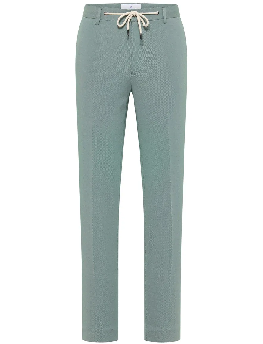 Blue Industry chino blauw effen slim fit mix en match