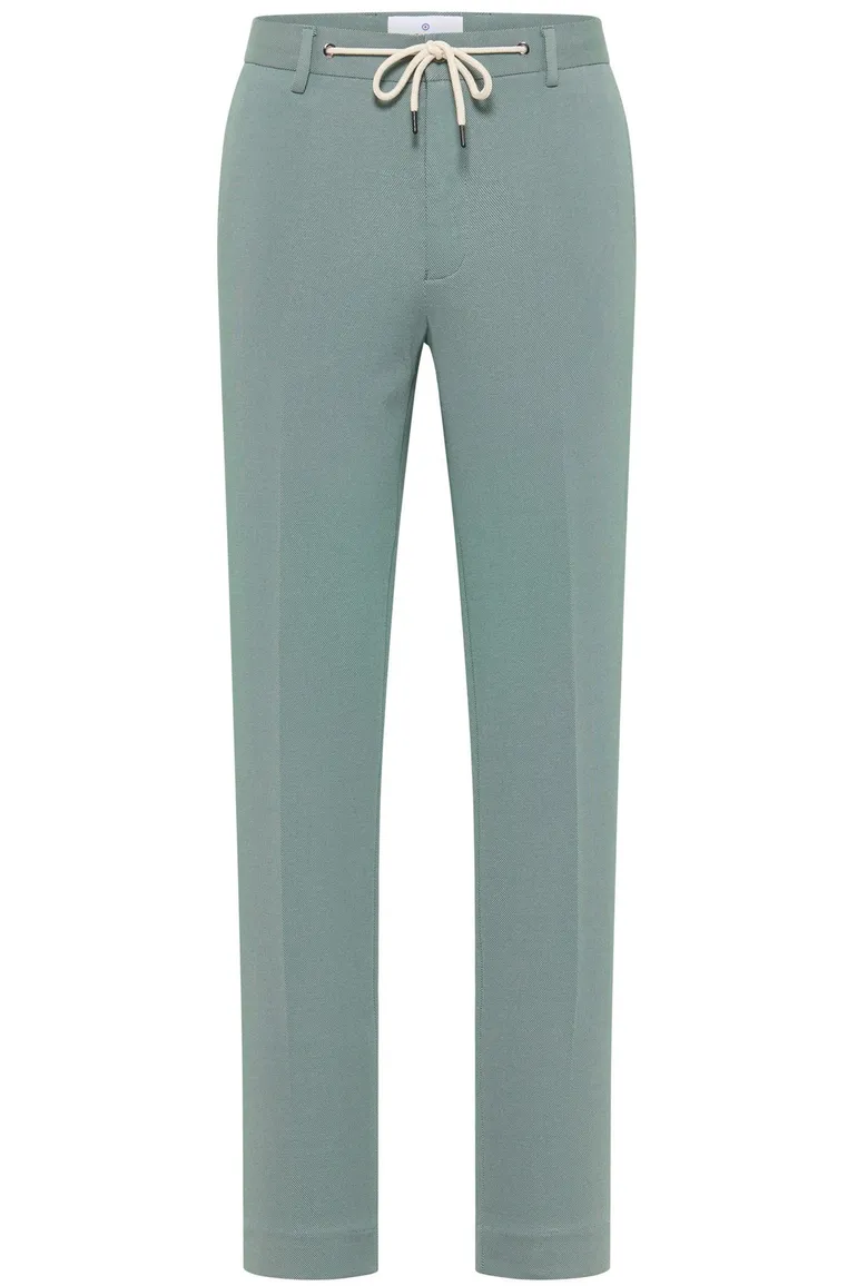 pantalon mix en match Blue Industry slim fit groen effen