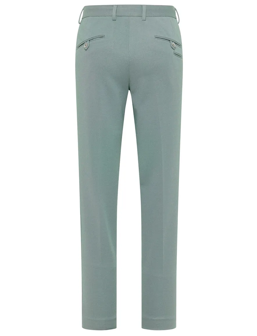 Blue Industry chino blauw effen slim fit mix en match