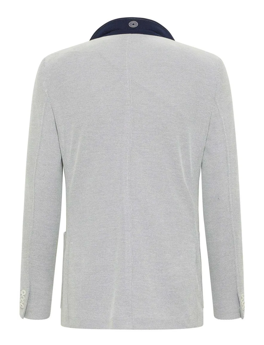 colbert Blue Industry slim fit groen effen