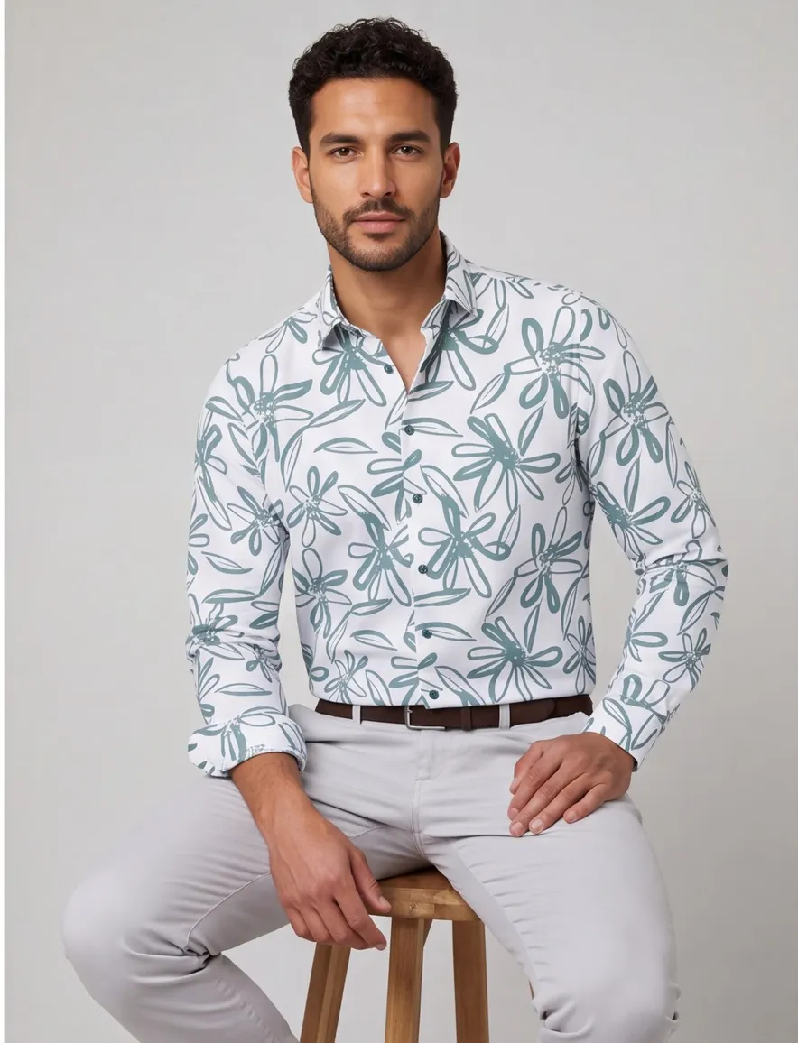 Blue Industry casual overhemd slim fit