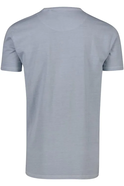 shirt lichtblauw Butcher of blue effen katoen