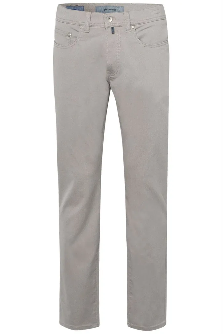 Pierre Cardin Lyon Tapered fit 5-pocket broek grijs