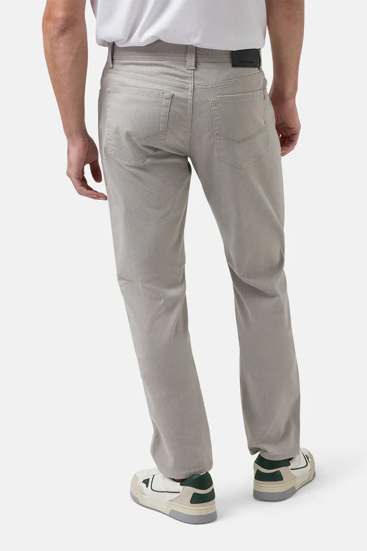 Pierre Cardin Lyon Tapered fit 5-pocket broek grijs