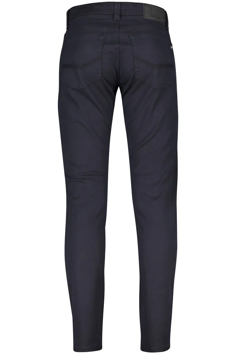 jeans Pierre Cardin donkerblauw effen Lyon Tapered fit