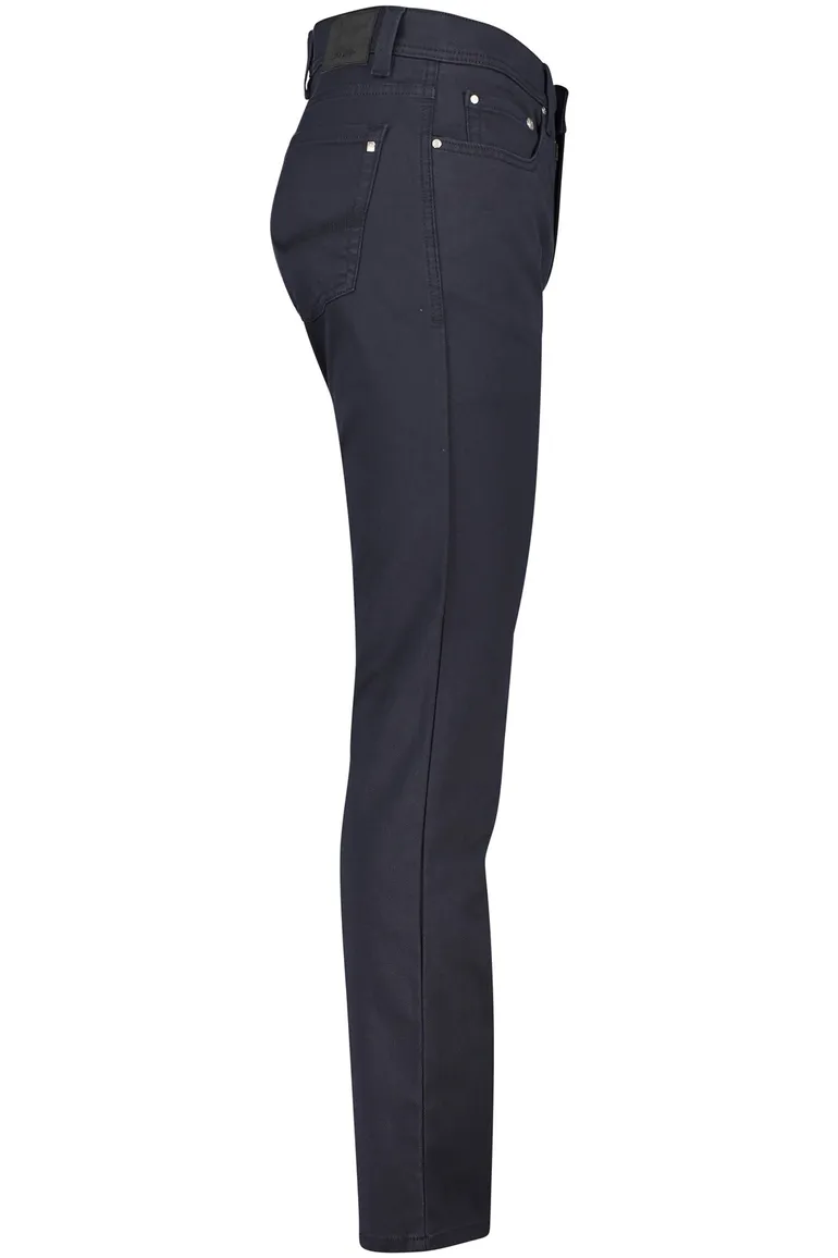 jeans Pierre Cardin donkerblauw effen Lyon Tapered fit