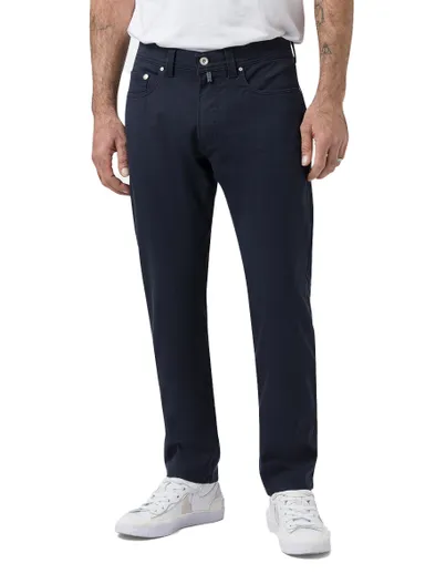 Pierre Cardin Pierre Cardin broek Tapered donkerblauw effen
