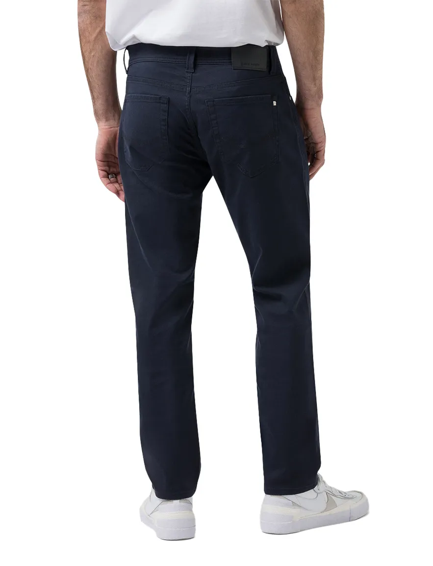 jeans Pierre Cardin donkerblauw effen Lyon Tapered fit