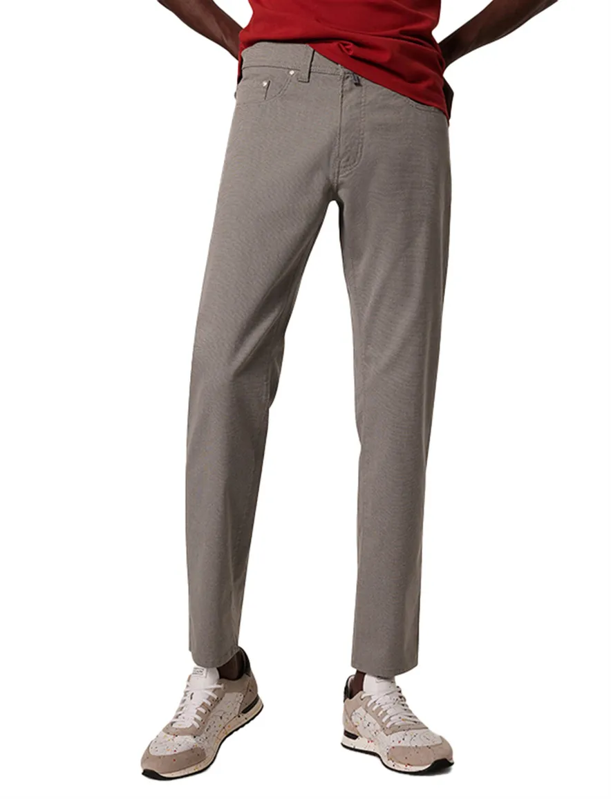 Pierre Cardin 5-pocket taupe Lyon Tapered Futureflex