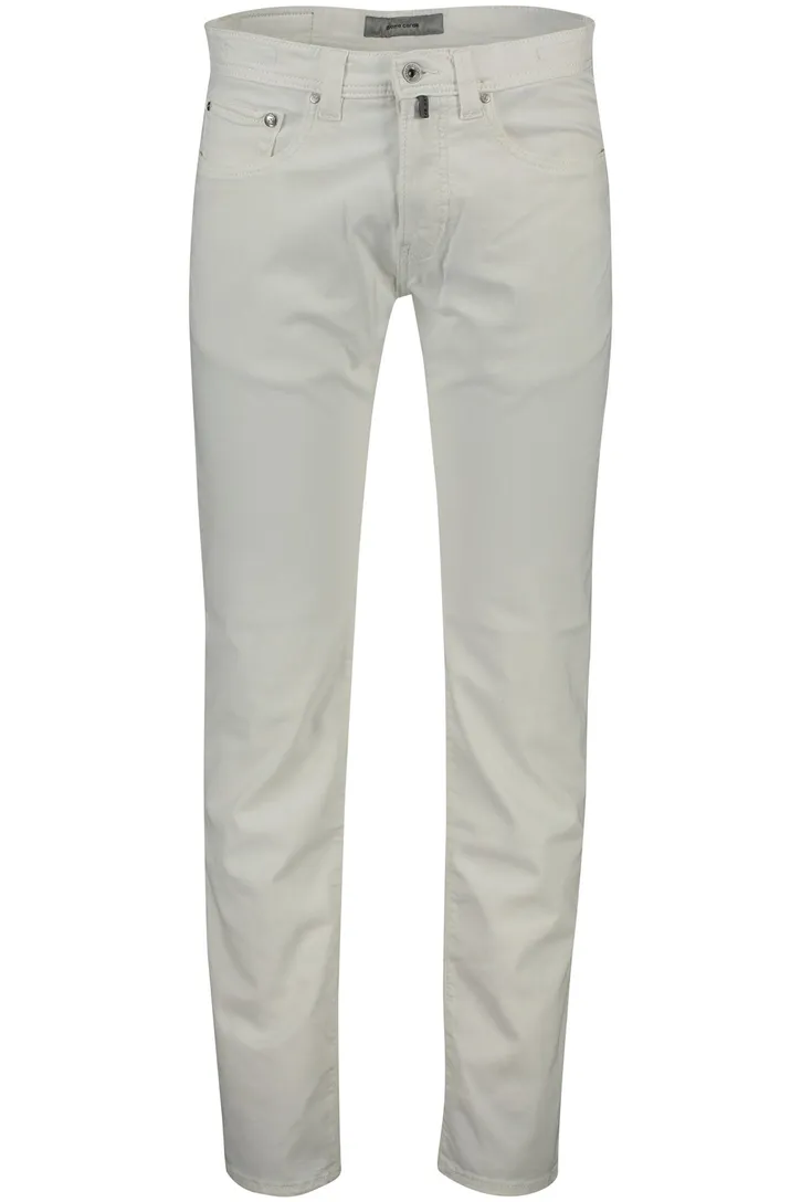 Pierre Cardin jeans wit effen Lyon tapered