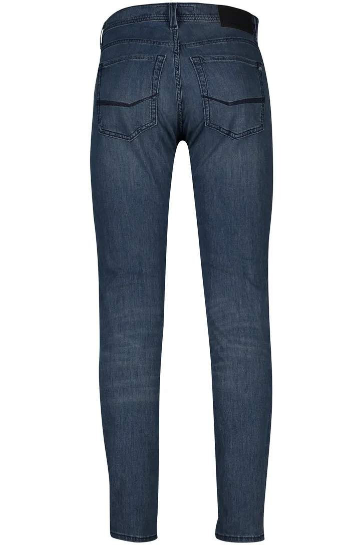 Pierre Cardin jeans blauw effen Lyon Tapered Fit