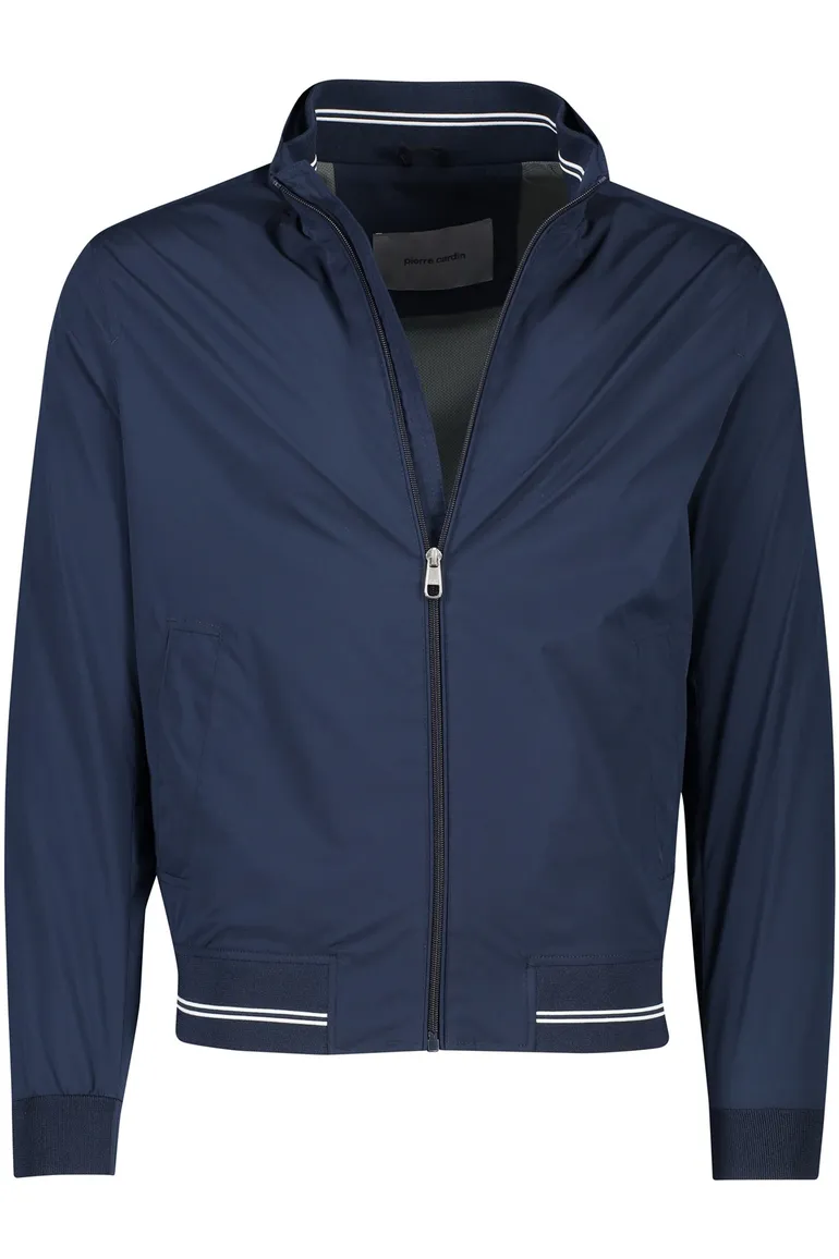 Pierre Cardin zomerjas donkerblauw effen