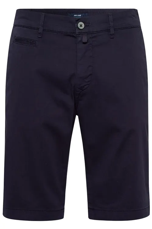 Pierre Cardin korte broek effen katoen donkerblauw