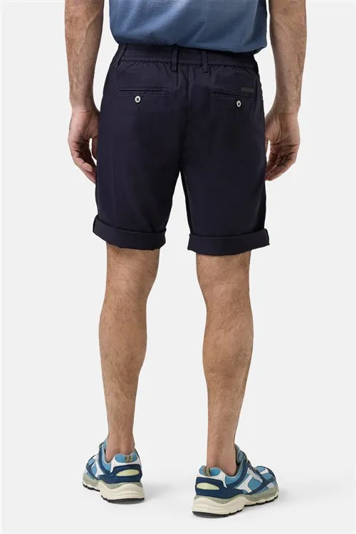 Pierre Cardin korte broek effen katoen donkerblauw