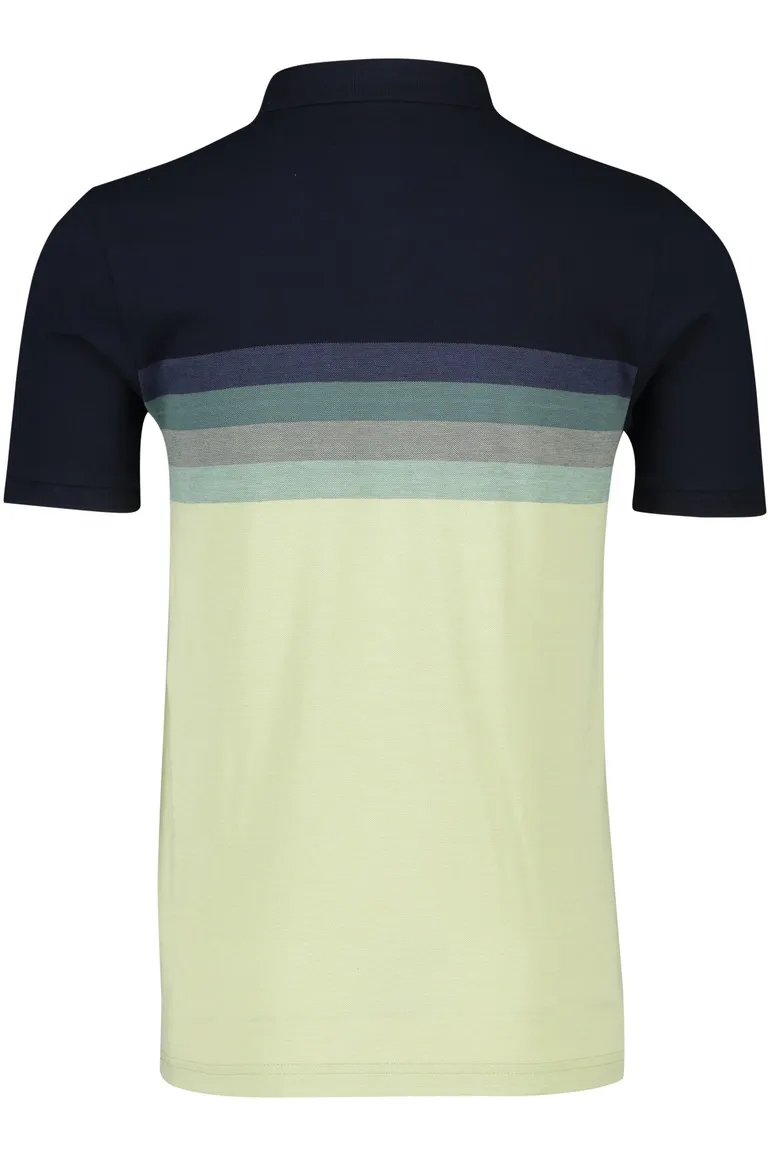 Pierre Cardin poloshirt groen gestreept