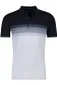 Pierre Cardin poloshirt donkerblauw gestreept katoen