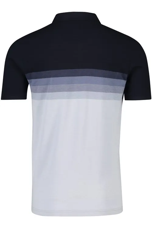 Pierre Cardin poloshirt navy gestreept