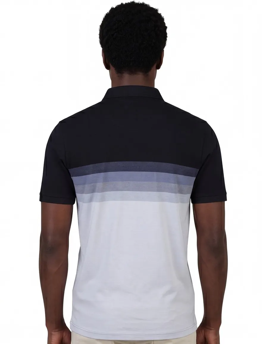 Pierre Cardin poloshirt navy gestreept