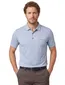 Polo Pierre Cardin normale fit blauw effen katoen