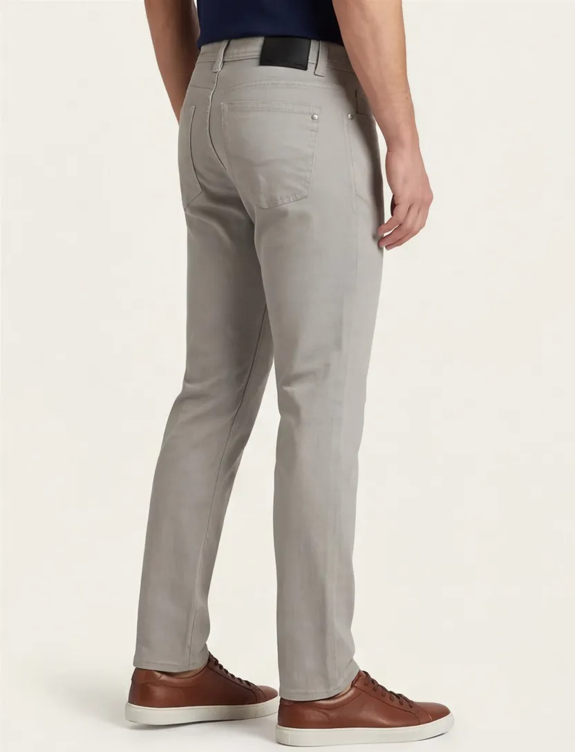 Pierre Cardin Lyon Tapered 5-pocket grijs