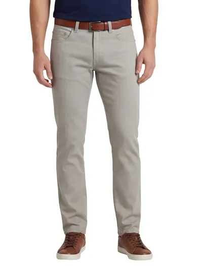 Pierre Cardin Pierre Cardin Futureflex 5-pocket broek Lyon Tapered grijs
