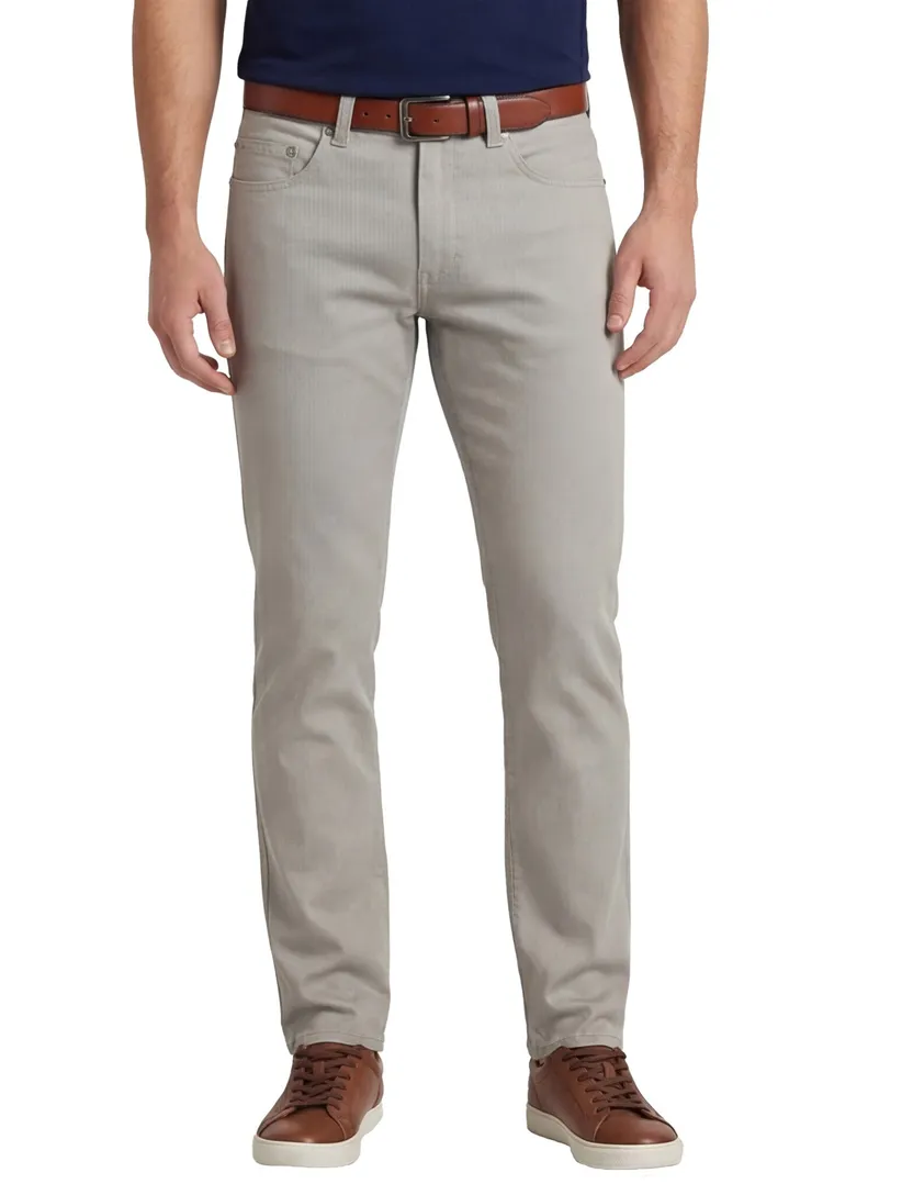Pierre Cardin Lyon Tapered 5-pocket grijs