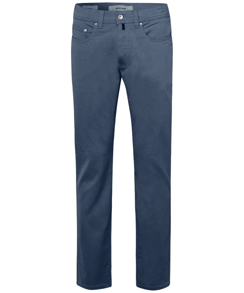 Lyon Tapered fit Pierre Cardin jeans blauw effen