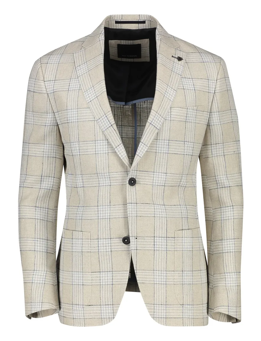 Roy Robson colbert beige geruit