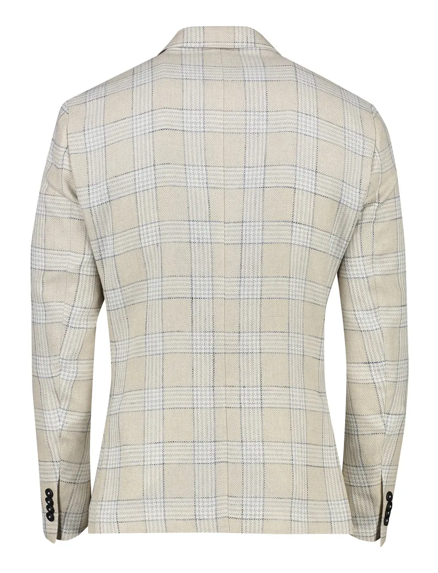 Roy Robson colbert beige geruit