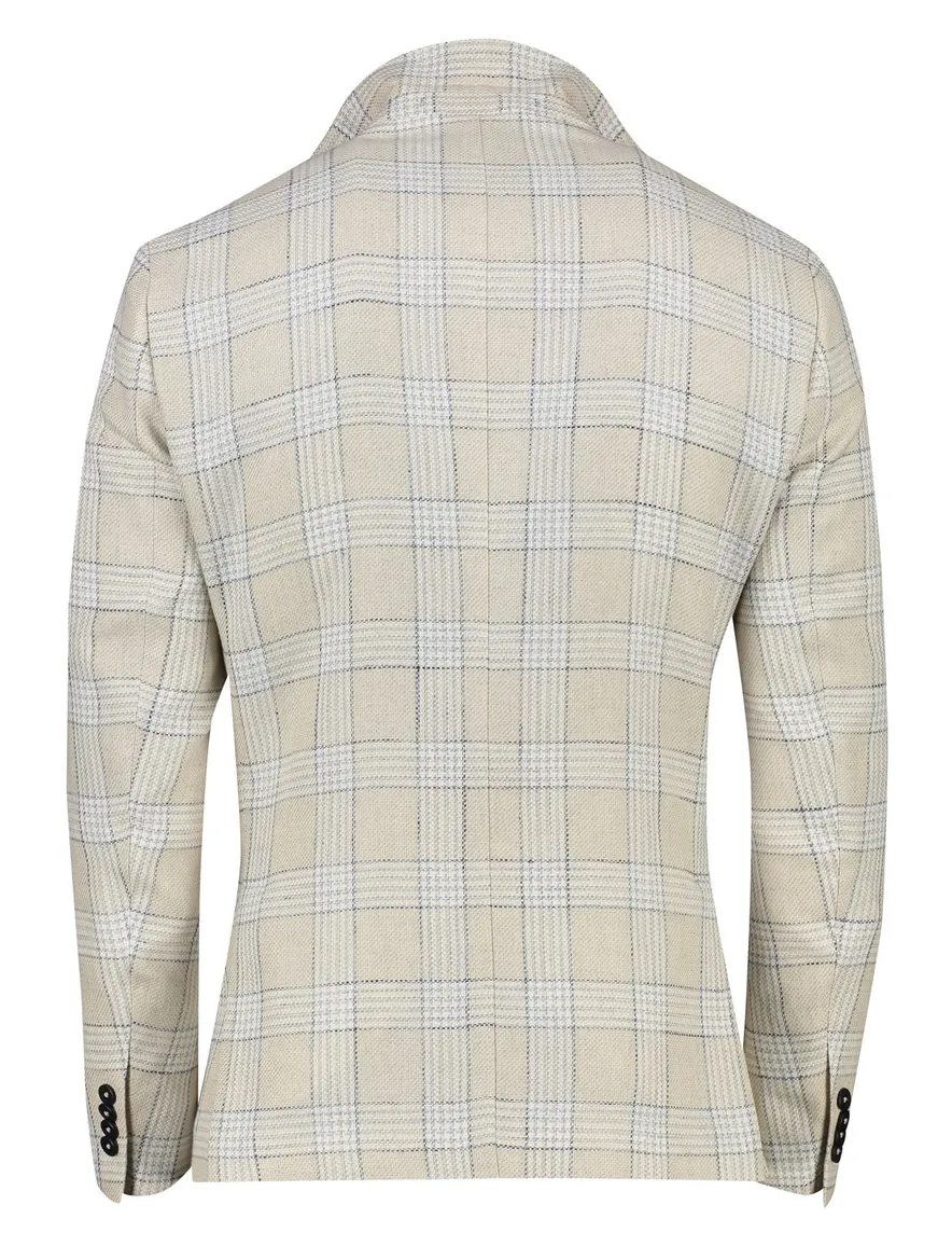 Roy Robson colbert beige geruit