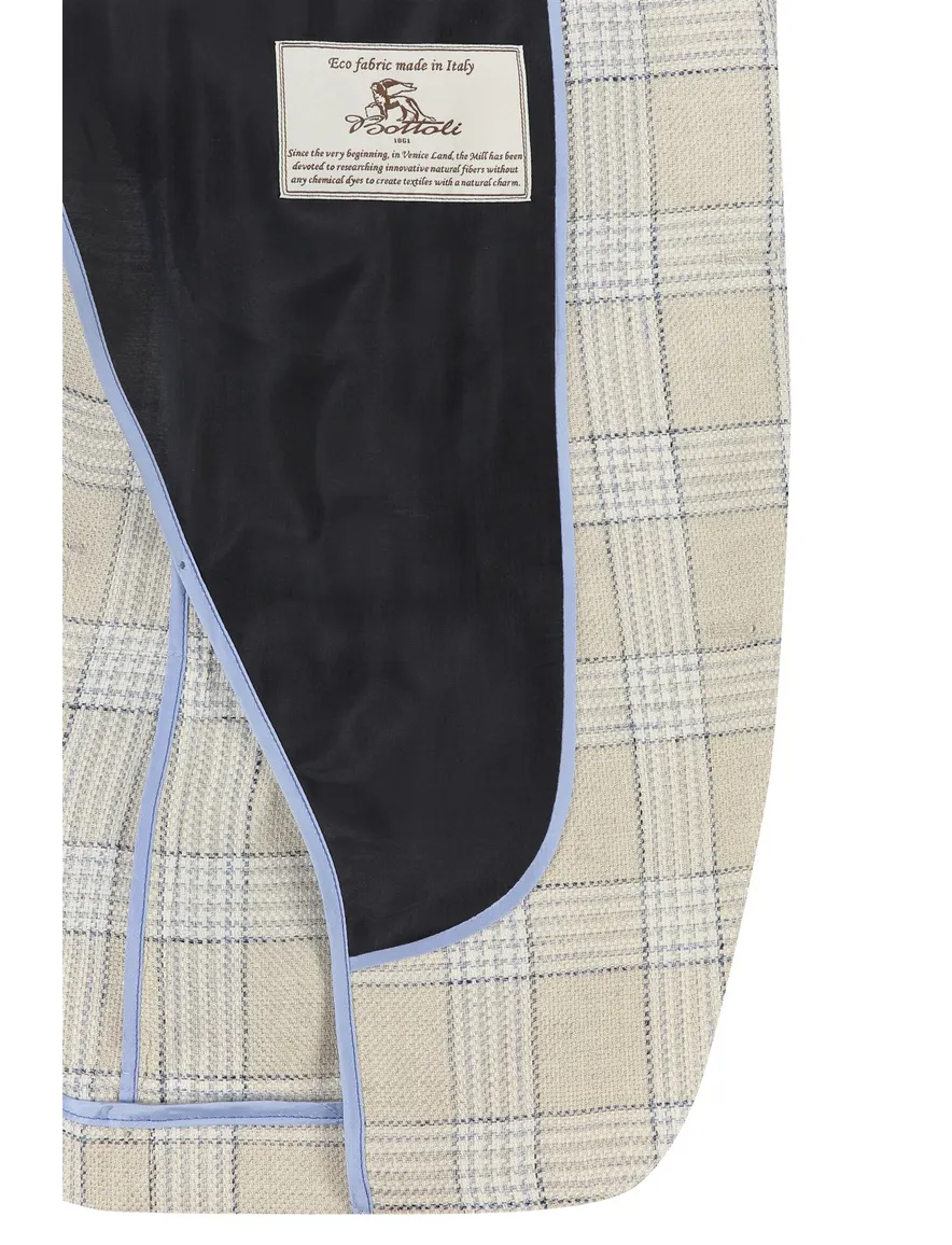 Roy Robson colbert beige geruit