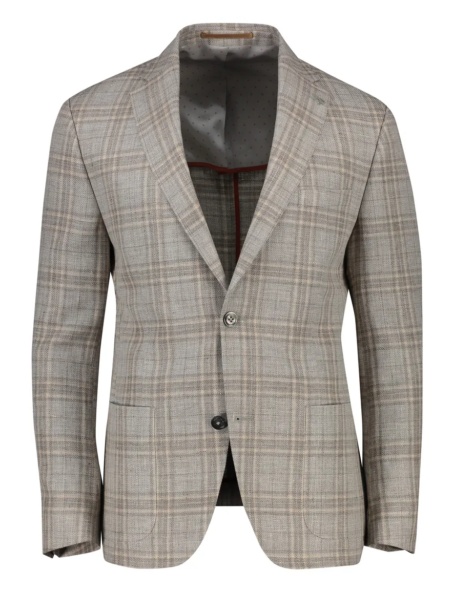 Roy Robson colbert beige geruit