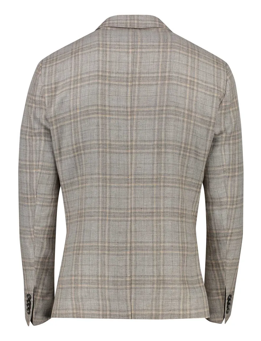 Roy Robson colbert beige geruit