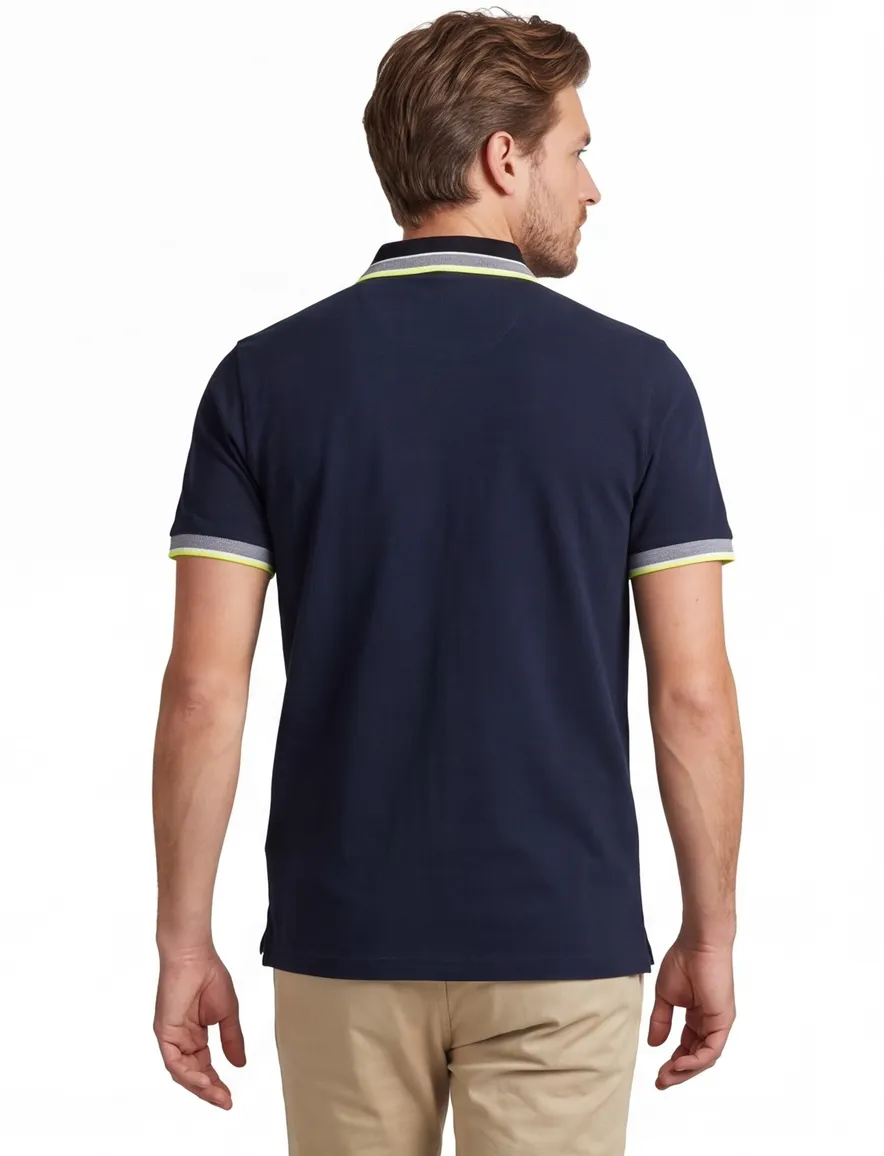 Jack & Jones polo navy neon