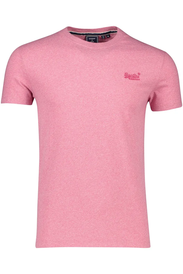 Superdry t-shirt roze met logo