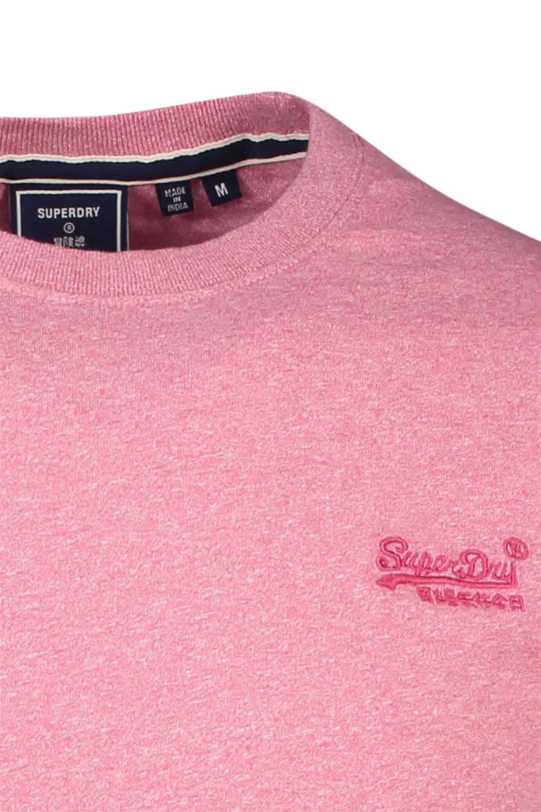 Superdry t-shirt roze met logo