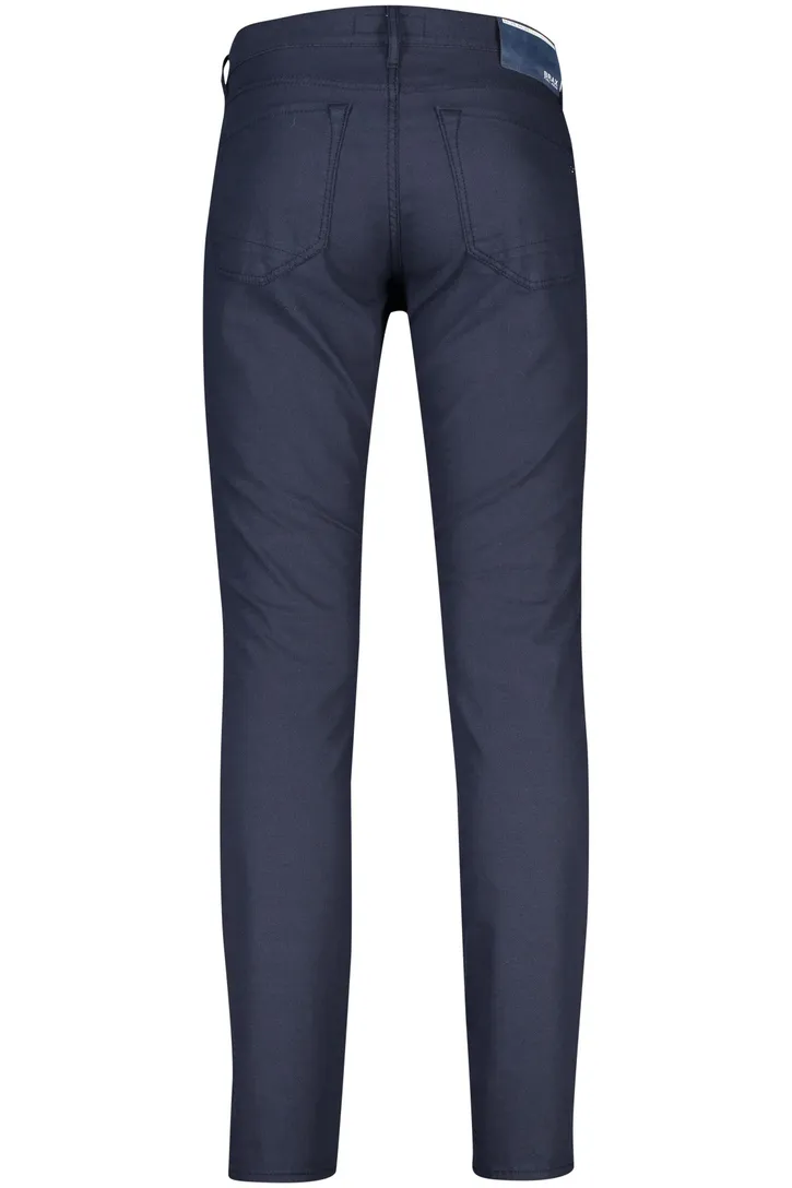 Brax 5-pocket jeans donkerblauw effen katoen Chuck